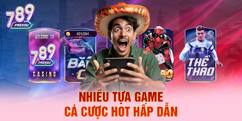 Kho game cá cược đa dạng tại vic88